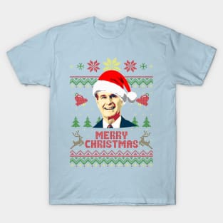 George H W Bush Merry Christmas T-Shirt